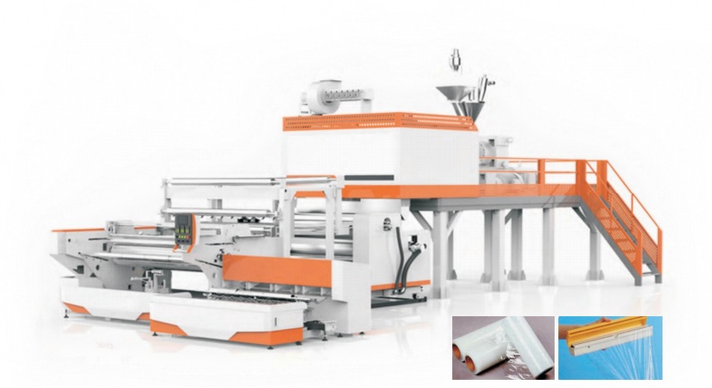 Fully automatic 2-meter stretch wrapping machine